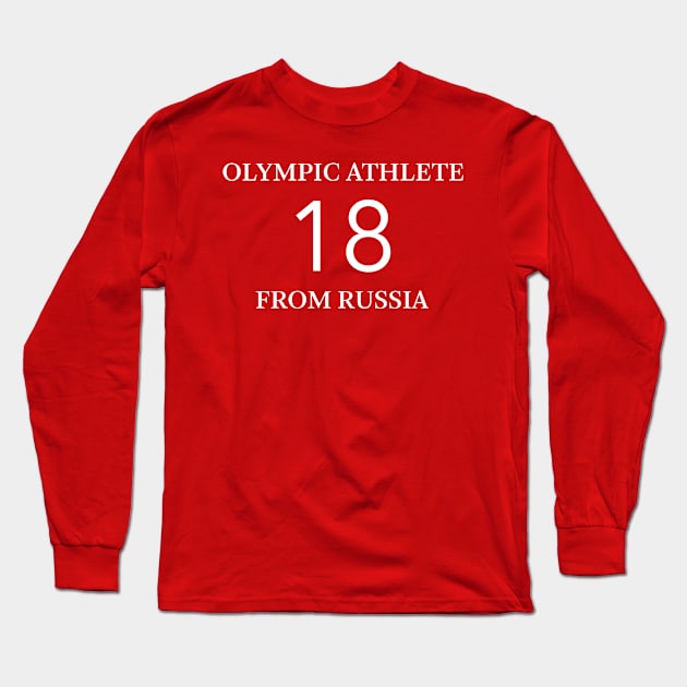 Olympic Athlete from Russia Long Sleeve T-Shirt by KThad